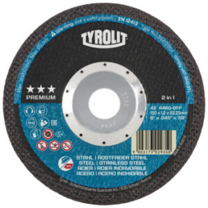 Tyrolit řezný kotouč vypouklý 150x1,2x22,23 mm A46 PREMIUM ocel/nerez