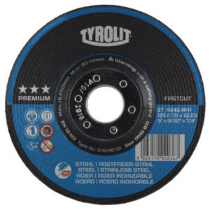 Tyrolit brusný kotouč FASTCUT 150x7x22,23 A30Q PREMIUM ocel/nerez