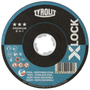 Tyrolit řezný kotouč X-LOCK rovný 115x1x22,23 mm A60 PREMIUM ocel/nerez