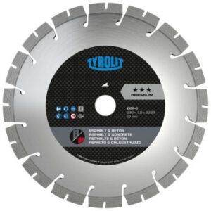 Tyrolit DCA+C Pilové kotouče pro suché řezání 180x2,6/2x22,23 PREMIUM Asfalt &am